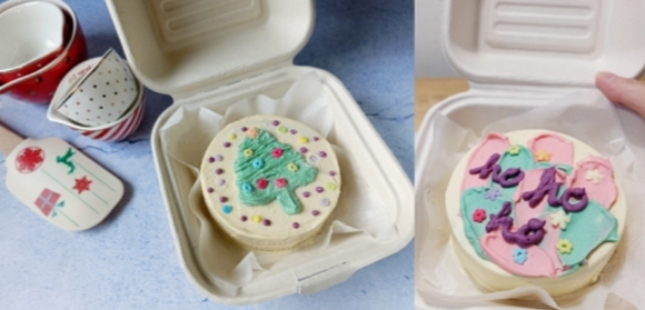 Vegan Bento Cakes For Christmas