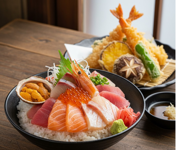 Sushi Masterclass :  Kaisen Donburi and Tempura