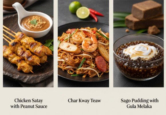 Singapore Satay With Peanut Sauce