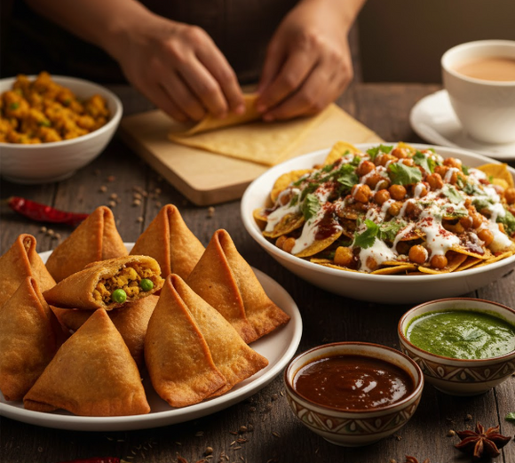 North Indian Vegetarian Snacks: Samosa & Street Food