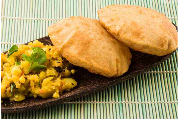 North Indian Vegetarian Cuisine: Poori